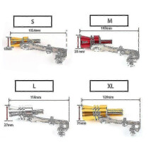 (L, Black) Car Modified Exhaust Pipe, Turbo Imitating Sound Generator, Turbo Whistle, Motorcycle Accessories