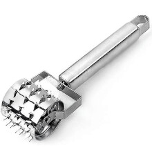 Meat Tenderizer Roller Stainless Steel for Steak Chicken Pork Beef - Ri