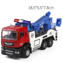 Toys Diecasts Tow Truck Set & Rescue Trailer 1:50 Alloy Model ( with One 1:64 Car) 5009-1/ 50010-1 Transport Vehicle Boy's Gift - DD