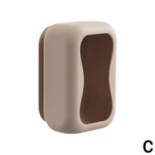 (Brown) Fashionable Silicone Classic Easy Use Quality Suction Box Tissue Desktop Premium Tissue Capacity Drawer Cup to Large