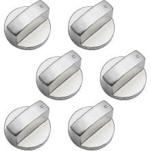 2024,universal Metal Control Knobs Gas Stove Knob 6mm Universal Control Knobs Stove Knob for Gas Stove Cooker Oven Hob6 Pieceslo-ron - DD