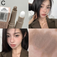 (03 Cold Grey) Long-lasting Classic Reliable Nose Shadow Bronzers Contouring Makeup Pen Natural Grey Brown 3D Ergonomic