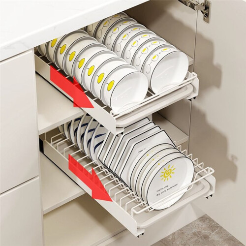 Cabinet Rack Pull-Out Storage Tray Kitchen Accessories A 1