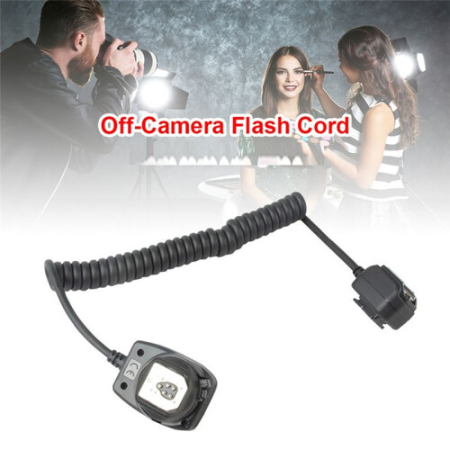 2 Peças OC-E3 Off Camera Flash Camera Extension Cord Flash Sync Focus Cable Cord Remote Focus Cable para  Lanterna 2