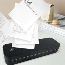 Portable A4 Printer No Ink Printing A4 Thermal Printer for Phone PC Tattoo Transfer Printer Black