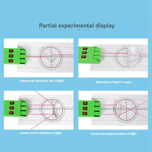 Geometric Optics Experimental Set Lens Imaging Equipment Light Reflection Refraction Physics Optical Experiment 1