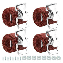 4 Stuks Gipsplaat Steltenriemen, Beenbandriemen Gipsplaat Voetbandriemen Kit Nylon Been Fixatieriem Vervangend Onderdeel Rood