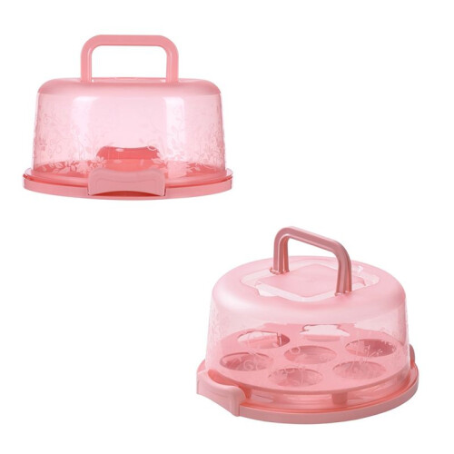 Cake Transport Box with Lid and Handle Cake Box Cup Cake Container with Handle Cake Transport Container