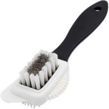 4 Sides Suede Brush, Multifunctional Nubuck Brass And Nylon Bristle Brush Cleaning Brush - PJ