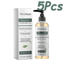 (500ml Boxed) Collagen Lifting Body Oil Hydrating Tightening Whole Body Massage Essential Oil Lifting Firming Body Oil for Dry Skin Moisturize