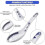 8 Pieces Ceramics Soup Spoons Nese And Porcelain Pattern Spoons Flatware - RiRi 3