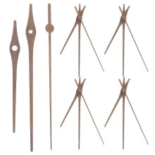 5 Sets Wooden Clock Hands Replacement Clock Hands Repair Clock Hands Hanging Clock Hands for DIY