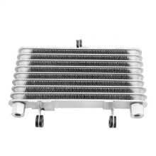 Aluminum Motorcycle Engine Oil Cooler 8 Row Cooling Radiator for 125CC-250CC Motorcycle Dirt Bike ATV M12