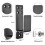 2-Pack Door Barricade Brackets for Security - Prevent Unauthorized Entry, Drop Open Design 3