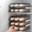 Egg Storage Rack Egg Storage Box Self-Rolling Egg Carton Holds 18 Eggs - DD01 2