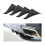 Car Rear Lower Bumper Wing Lip Diffuser,Anti-Crash Spoiler  Fin Protector,Rear Bumper Splitter Lip Wing,Curved 4PCS 2