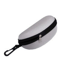 (Silver) Sunglasses Case Solid Large Space Waterproof Protective Glasses Case Travel Box for Adult