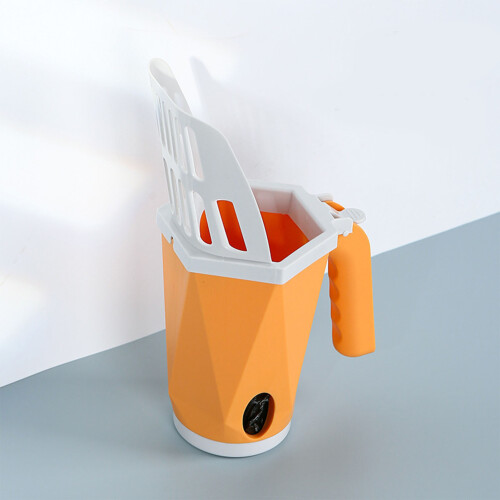 Cat Litter Scoop Large Capacity One-Piece Yellow 1