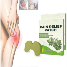 (2 Pack - 20pcs)Knee Pain Relief Patches, Pain Relief Patch For Knee, Warming Herbal Plaster Wormwood Heat Patches Relief Of Back, Neck, Shoulder Pain