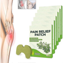 (6 Pack - 60pcs)Knee Pain Relief Patches, Pain Relief Patch For Knee, Warming Herbal Plaster Wormwood Heat Patches Relief Of Back, Neck, Shoulder Pain