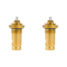 2X Vanne Thermostatique M30 X 1,5, Thermostat G1/2, Vanne de Radiateur 1/2 Pouce, Vanne de Corps de Chauffe, Tête Thermostatique, Vanne de Chauffage
