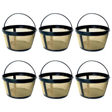 Nonrust Steel Coffee Filter Basket Saves Money Reusable for 6~8