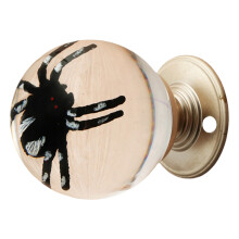 Elegant Insect Crystal Balls Door Knob for-dark arachnid