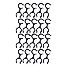 Multiurpose Hiking Poles Coupler for Connecting Poles-20 pieces