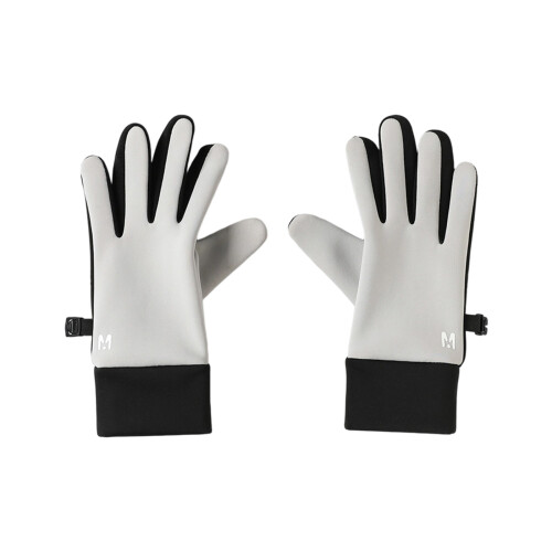 Windproof and Water Resistant Mittens Children‘s-Light Gray M