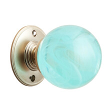 Stylish Cloud Crystal Ball Door Knob Enhances-light blue clouds