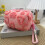 Practical Plushes Cosmetic Bag Heart Shape Resistant Wear-Pink 6