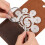 Round Leather Cutting Tool Metal Corner Cutting Ruler Circle For 5