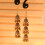 1 Pair Ethnic Art Inspired Drop Earrings Featuring-Silver 6