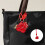 High Quality PU Leather Keychain with Couple-Be blessed soon 2