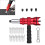 Efficient Rivet Tool Set 100pcs Rivets 4pcs Adapter Aluminum 2