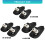 Leuke Big Eye-slippers voor dames Antislip-Witte M 4