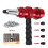 Efficient Rivet Tool Set 100pcs Rivets 4pcs Adapter Aluminum 5