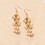 1 Pair Ethnic Art Inspired Drop Earrings Featuring-Silver 5