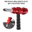 Efficient Rivet Tool Set 100pcs Rivets 4pcs Adapter Aluminum 7