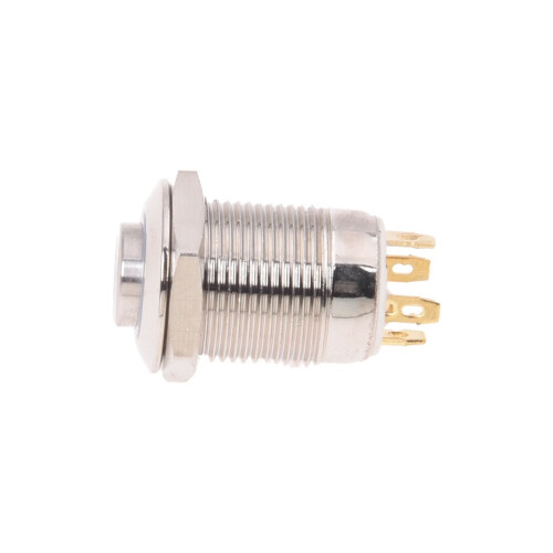 3V Push Button  Doorbell Button  LED 12 mm Silver 1