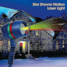 Garden Lights Star Christmas Projector Moving Lighting Leds Color Green Red for Party Decoration Star Shower Motion Laser Light