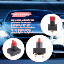 Interruptor de bateria Aislador rotatorio interruptor de desconexion de potencia Interruptor de corte para coche marino camioneta camion Rv ATV