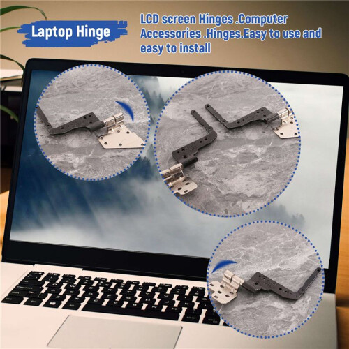 New for  Latitude 5530 E5530 Series L+R LCD Screen Hinge Set AM0M1000100 2