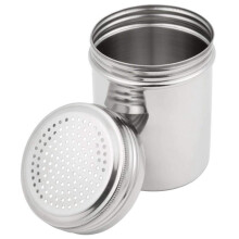 (Set med 2) Dredge Shakers 10 Oz, Spice Shakers i Rostfritt StåL Bakning/Matlagning