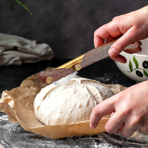 Dough Slicer Hand Crafted Bread Lame Bakers Tool for Scoring Sourdough Bread - RIpj 2