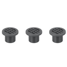 3X Entlüftungsrohrstück Runder Flachrohrauslass Auspuffanschluss für Webasto Eberspächer StandheizungszubehöR 60 mm