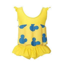 (100 To 110Cm,Yellow)Kids Floating Swimwear Swimsuit