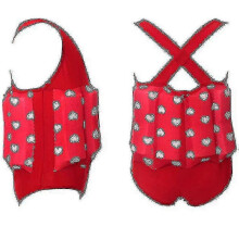 (80 To 90Cm,Red)Kids Floating Swimwear Swimsuit