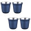 4X 80Ml Double Wall Stainless Steel Espresso Cup Insulation for  Pixie Coffee Cup Capsule Shape Coffee Mugs,D 1