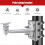 Universal Vertical Pole Mount for Security Camera 2pcs,with 6 Loop Pipe Clamps Solid Metal Mounting Corner Bracket - DD 5